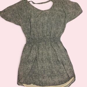 BCBGeneration Women's Size M speckled tunic mini dress Boho chic indie earthy